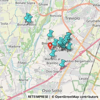 Mappa Via Villafranca, 24044 Dalmine BG, Italia (1.38214)