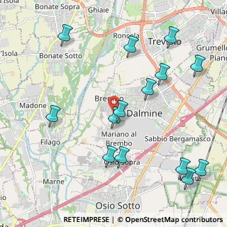 Mappa Via Villafranca, 24044 Dalmine BG, Italia (2.44357)