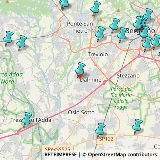 Mappa Via Villafranca, 24044 Dalmine BG, Italia (7.1415)
