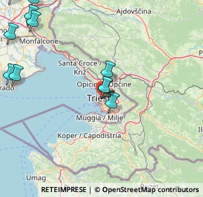 Mappa Via della Madonnina, 34137 Trieste TS, Italia (21.27545)