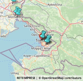 Mappa Via della Madonnina, 34137 Trieste TS, Italia (24.06333)