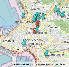 Mappa Via della Madonnina, 34137 Trieste TS, Italia (0.90133)