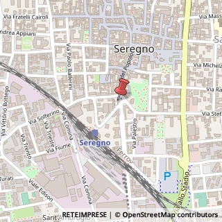 Mappa Piazza Roma, 15, 20831 Seregno, Monza e Brianza (Lombardia)
