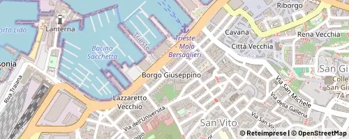 Mappa Trieste