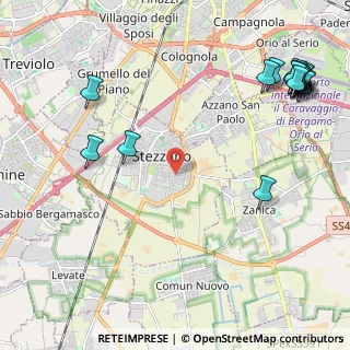 Mappa Via Ferdinando Magellano, 24040 Stezzano BG, Italia (3.09111)