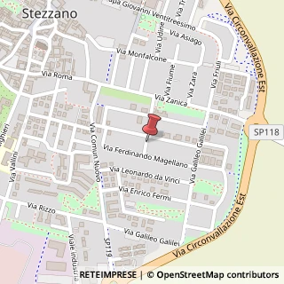 Mappa via Colombo, 5, 24040 Stezzano, Bergamo (Lombardia)