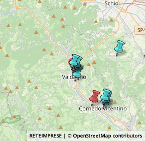 Mappa Via Arnaldo Fusinato, 36078 Valdagno VI, Italia (2.64417)