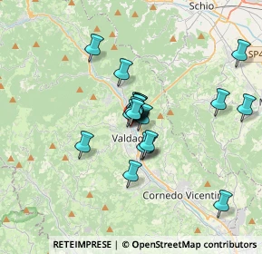 Mappa Via Arnaldo Fusinato, 36078 Valdagno VI, Italia (2.441)