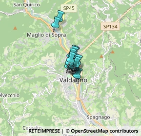 Mappa Via Arnaldo Fusinato, 36078 Valdagno VI, Italia (0.56)