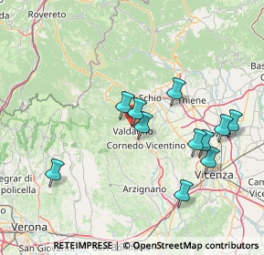 Mappa Via Arnaldo Fusinato, 36078 Valdagno VI, Italia (14.55909)