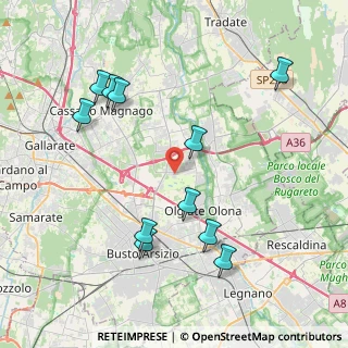 Mappa Via Sondrio, 21058 Solbiate Olona VA, Italia (4.32273)