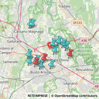 Mappa Via Sondrio, 21058 Solbiate Olona VA, Italia (3.19067)
