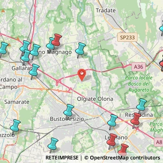 Mappa Via Sondrio, 21058 Solbiate Olona VA, Italia (6.9265)
