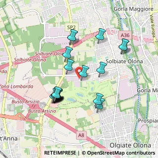 Mappa Via Sondrio, 21058 Solbiate Olona VA, Italia (0.8805)