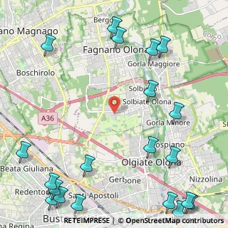 Mappa Via Sondrio, 21058 Solbiate Olona VA, Italia (3.388)
