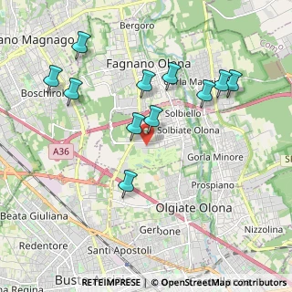 Mappa Via Sondrio, 21058 Solbiate Olona VA, Italia (1.98091)