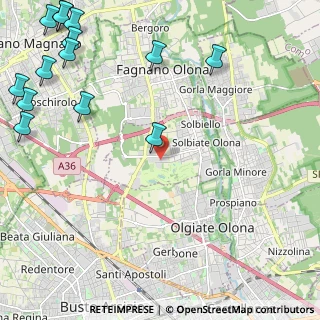 Mappa Via Sondrio, 21058 Solbiate Olona VA, Italia (3.39857)