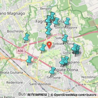 Mappa Via Sondrio, 21058 Solbiate Olona VA, Italia (1.983)