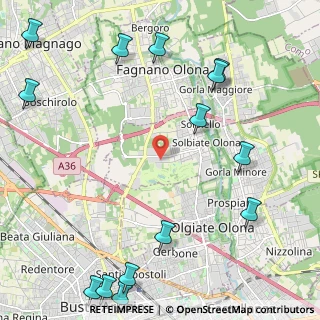 Mappa Via Sondrio, 21058 Solbiate Olona VA, Italia (3.12071)