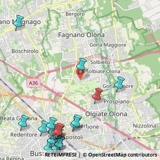 Mappa Via Sondrio, 21058 Solbiate Olona VA, Italia (3.3775)