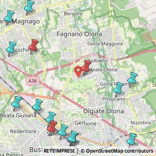 Mappa Via Sondrio, 21058 Solbiate Olona VA, Italia (3.40733)
