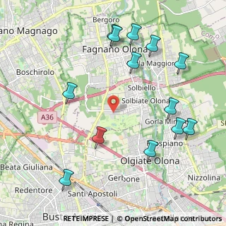 Mappa Via Sondrio, 21058 Solbiate Olona VA, Italia (2.39923)