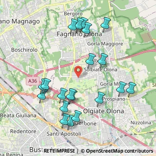Mappa Via Sondrio, 21058 Solbiate Olona VA, Italia (2.21)