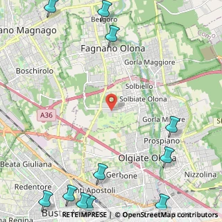 Mappa Via Sondrio, 21058 Solbiate Olona VA, Italia (3.65727)
