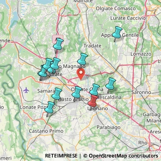 Mappa Via Sondrio, 21058 Solbiate Olona VA, Italia (7.09214)
