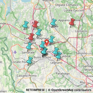 Mappa Via Sondrio, 21058 Solbiate Olona VA, Italia (6.09867)