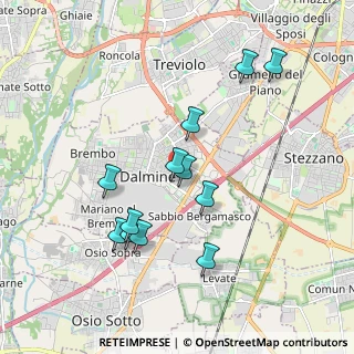 Mappa Via Sabbio, 24044 Dalmine BG, Italia (1.79167)