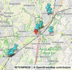 Mappa Via Monte Bianco, 20865 Usmate Velate MB, Italia (2.37273)