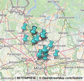Mappa Click Office, 20831 Seregno MB, Italia (9.7585)