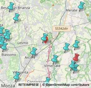 Mappa Via Isonzo, 20865 Usmate Velate MB, Italia (6.316)