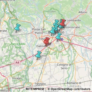 Mappa Via A.Negri, 24044 Dalmine BG, Italia (6.38455)