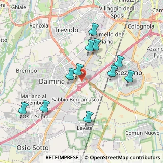 Mappa Via A.Negri, 24044 Dalmine BG, Italia (1.90364)