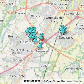 Mappa Via A.Negri, 24044 Dalmine BG, Italia (1.35545)