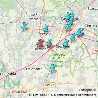Mappa Via A.Negri, 24044 Dalmine BG, Italia (3.91643)