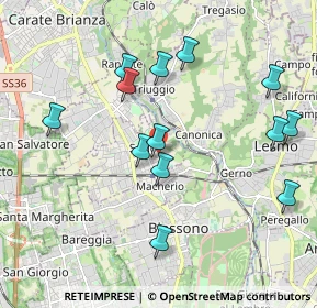 Mappa Vicolo I della Valle, 20845 Sovico MB, Italia (2.01308)
