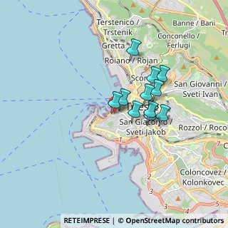 Mappa Via S. Giorgio, 34123 Trieste TS, Italia (1.24636)