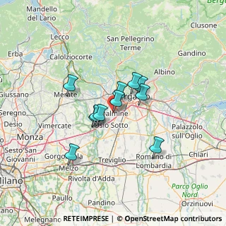 Mappa Via Cavour, 24044 Dalmine BG, Italia (9.38909)