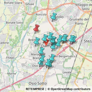 Mappa Via Cavour, 24044 Dalmine BG, Italia (1.4205)