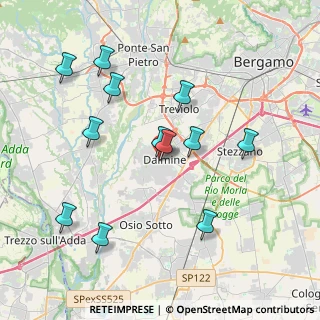 Mappa Via Cavour, 24044 Dalmine BG, Italia (3.8925)