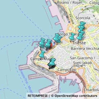 Mappa Riva Tommaso Gulli, 34123 Trieste TS, Italia (0.7825)
