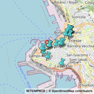 Mappa Riva Tommaso Gulli, 34123 Trieste TS, Italia (0.74)