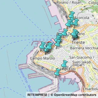 Mappa Riva Tommaso Gulli, 34123 Trieste TS, Italia (0.794)