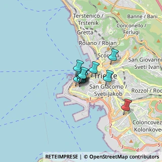 Mappa Riva Tommaso Gulli, 34123 Trieste TS, Italia (0.72583)