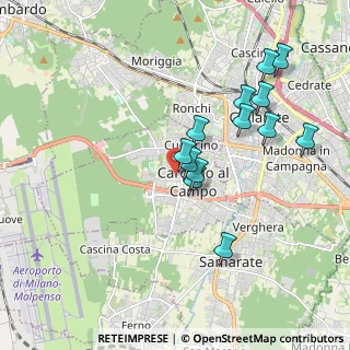 Mappa Via V. Bellini, 21010 Cardano Al Campo VA, Italia (1.76769)