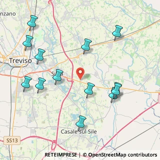 Mappa Via Giuseppe Verdi, 31048 San Biagio di Callalta TV, Italia (4.67615)