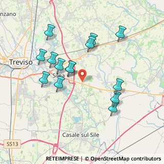 Mappa Via Giuseppe Verdi, 31048 San Biagio di Callalta TV, Italia (3.70357)